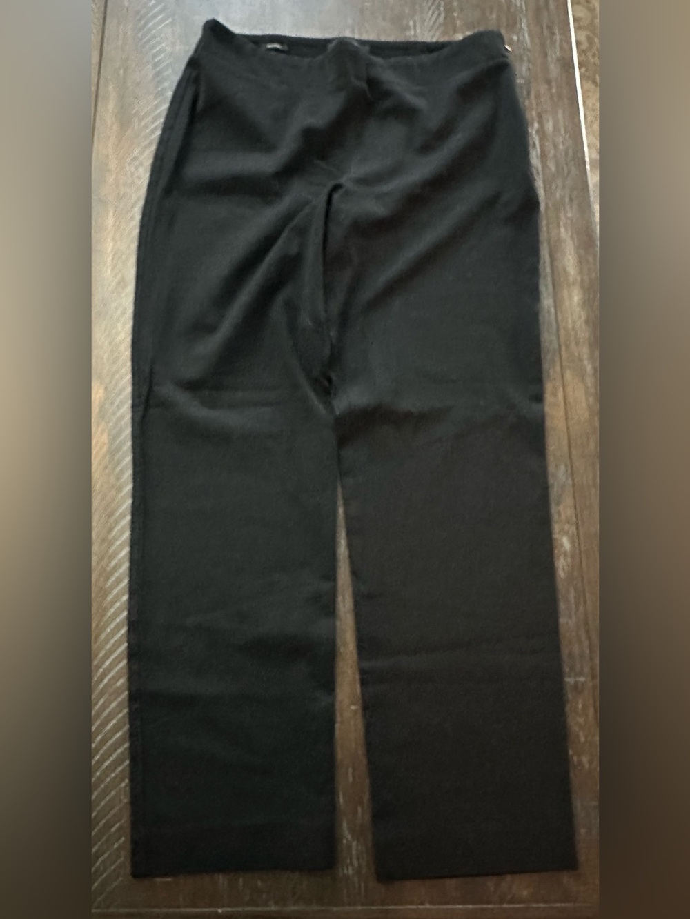 Talbots Women's Black Heritage Straight-Leg Chinos - Size 8 Petite